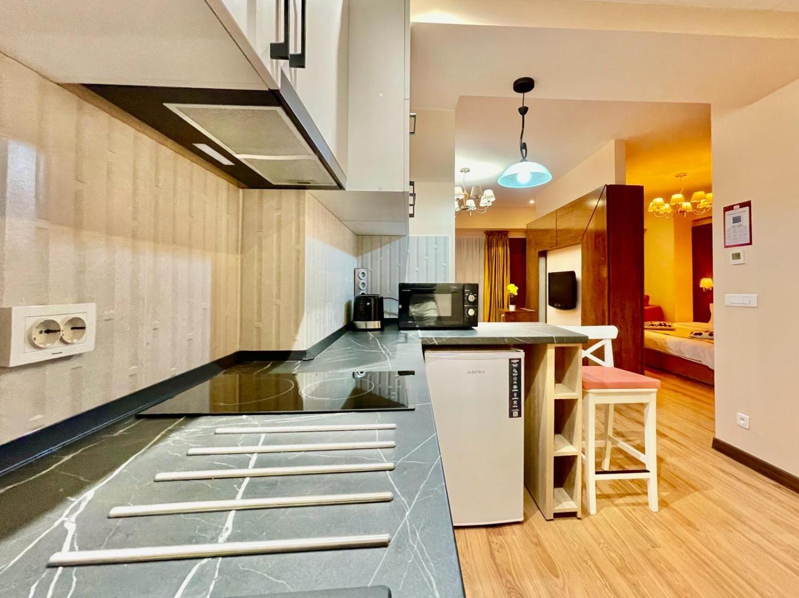 Royal Studio Apartment With A Perfect View - Yamaluxe بوخارست المظهر الخارجي الصورة